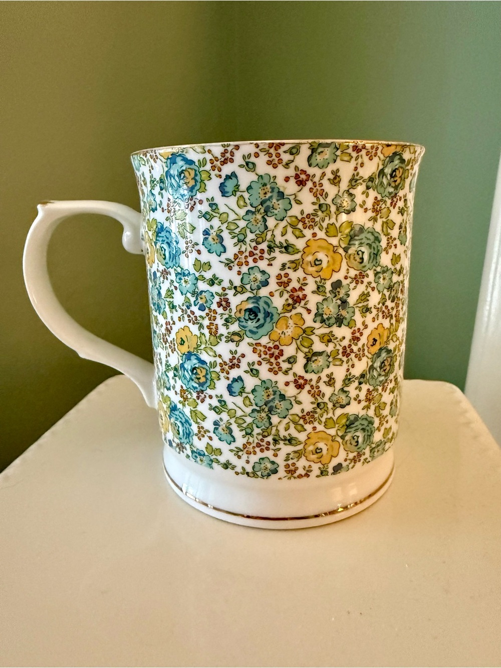 Grace’s Teaware Wildflower Chintz Porcelain Mug